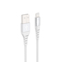 Tiger Lite TIGER POWER LITE CABLE RENFORCE USB-A LIGHTNING 1,2M BLANC