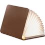 Gingko LED SMART BOOKLIGHT- LARGE BROWN LEATHER