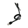 Muvit Life BLACK DUAL MICRO USB CABLE CHARGE 2A 0.35M