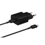 Samsung CHARGEUR SECTEUR 15W + CABLE NOIR